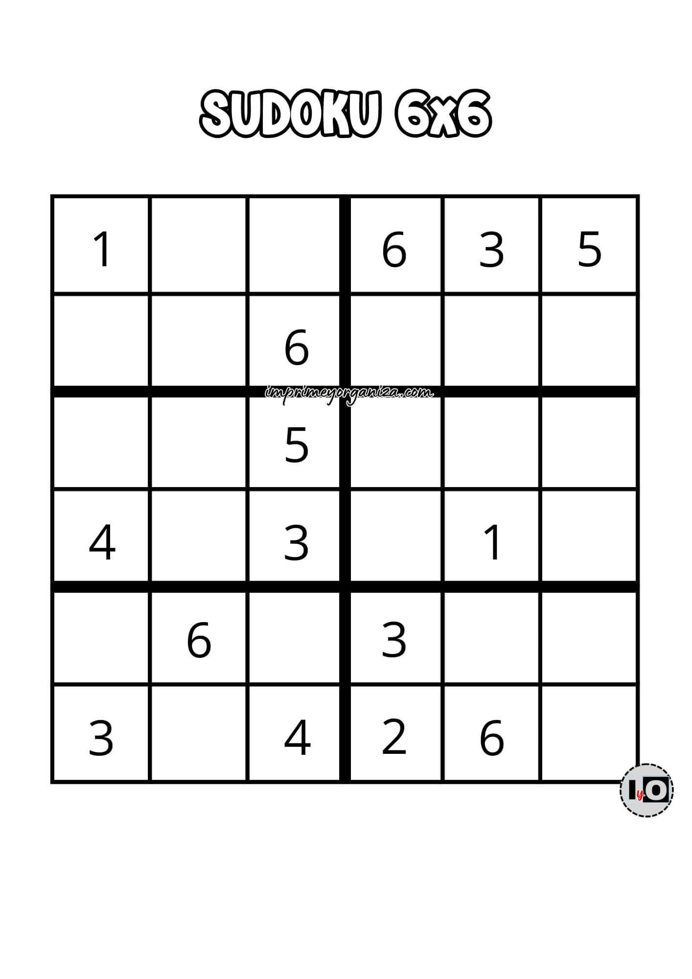 Sudoku 6x6 7