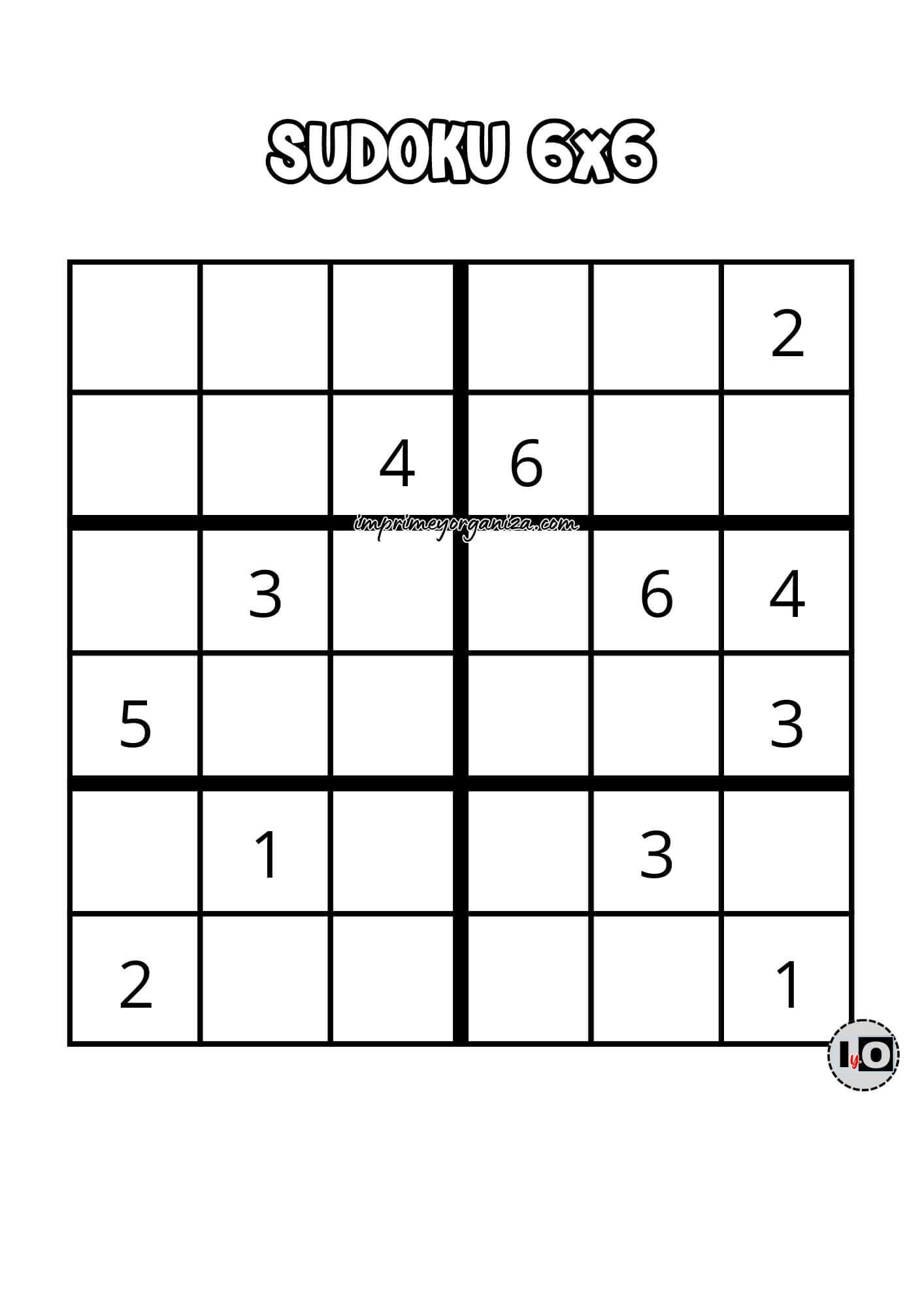 Sudoku 6x6 8