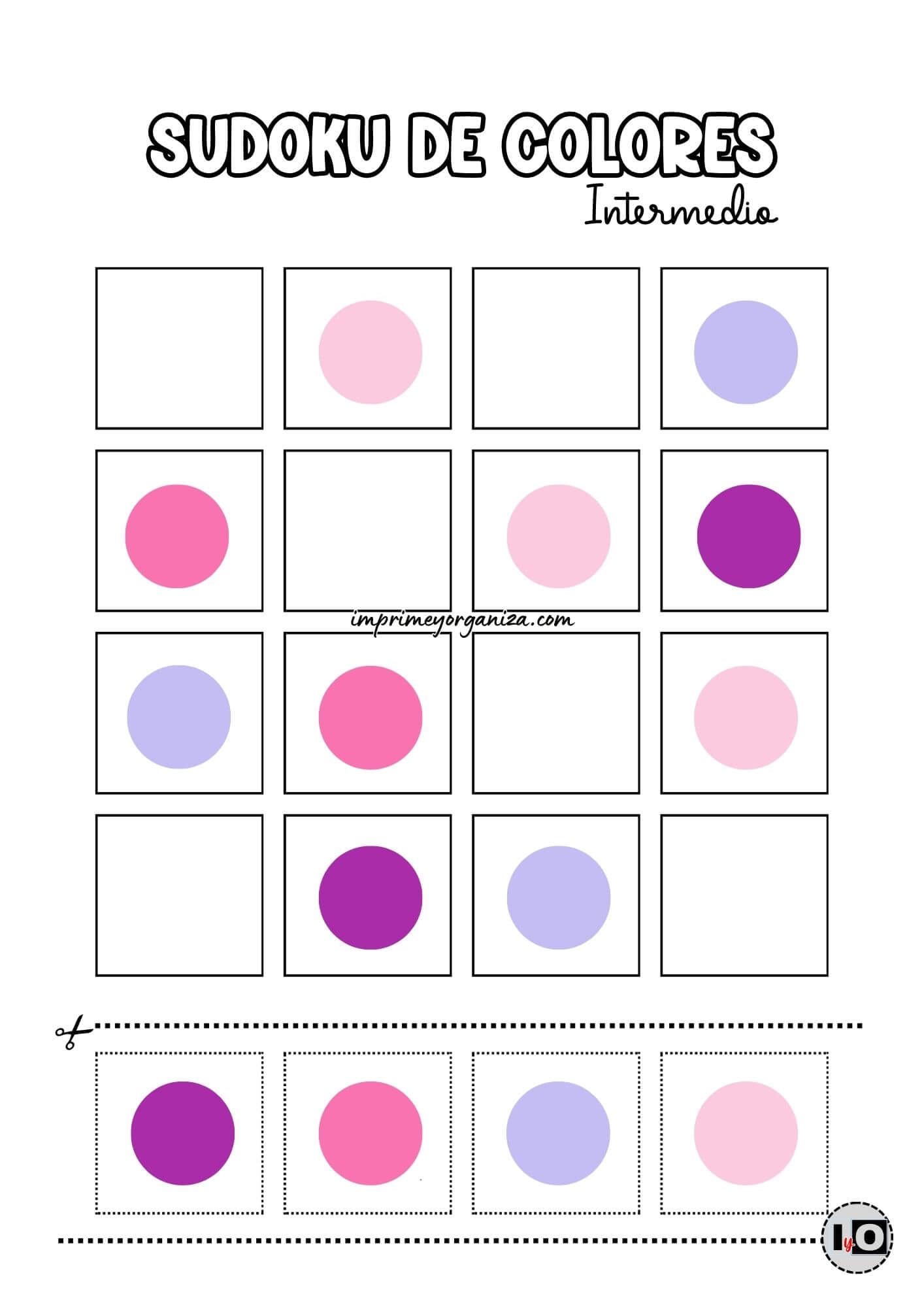 Sudoku de Colores intermedio 1