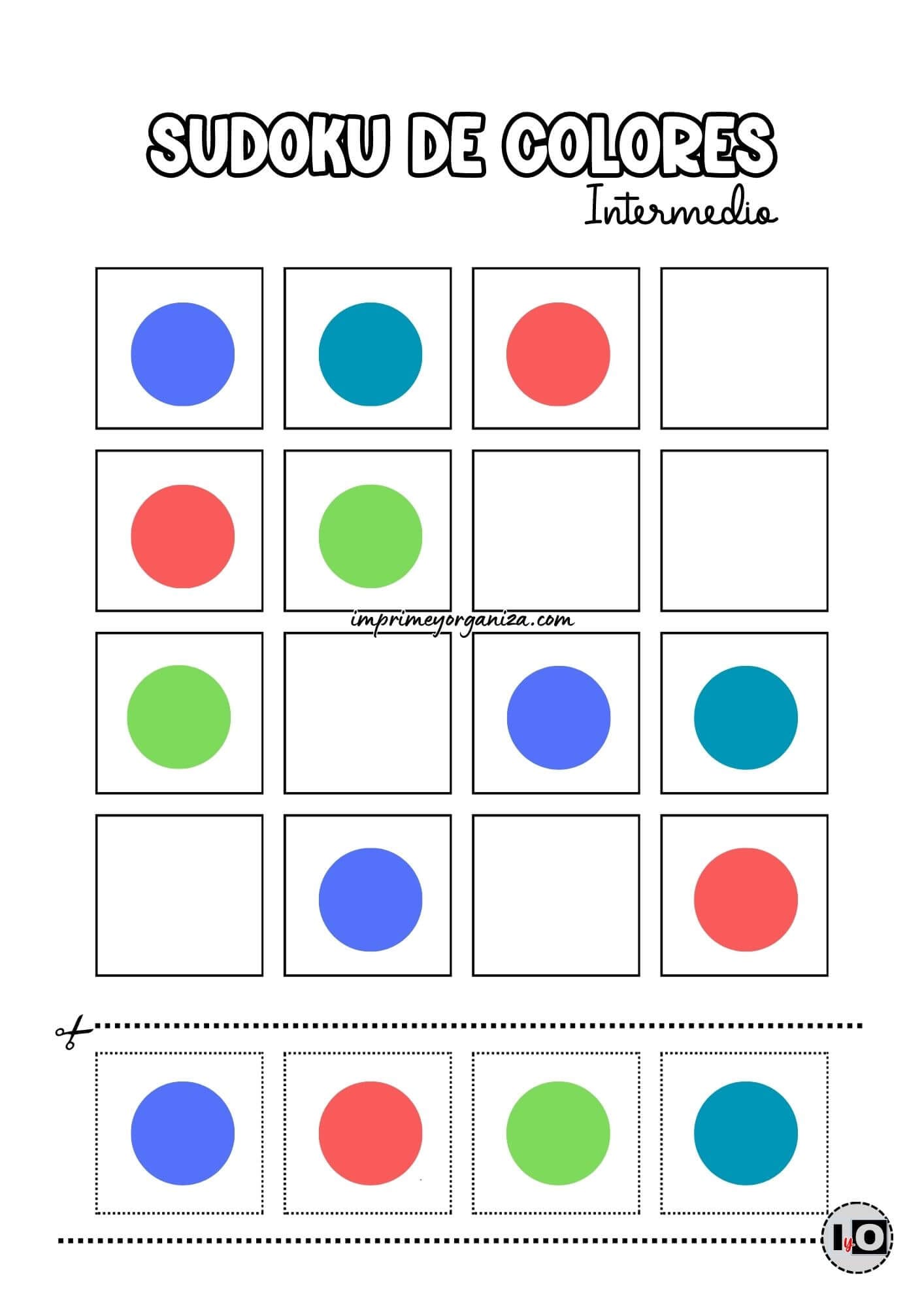 Sudoku de Colores intermedio 2