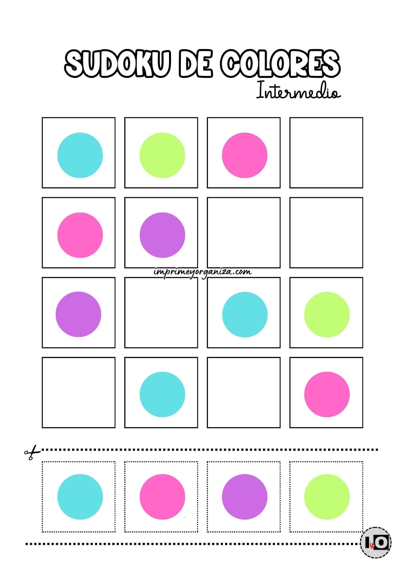 Sudoku de Colores intermedio 3