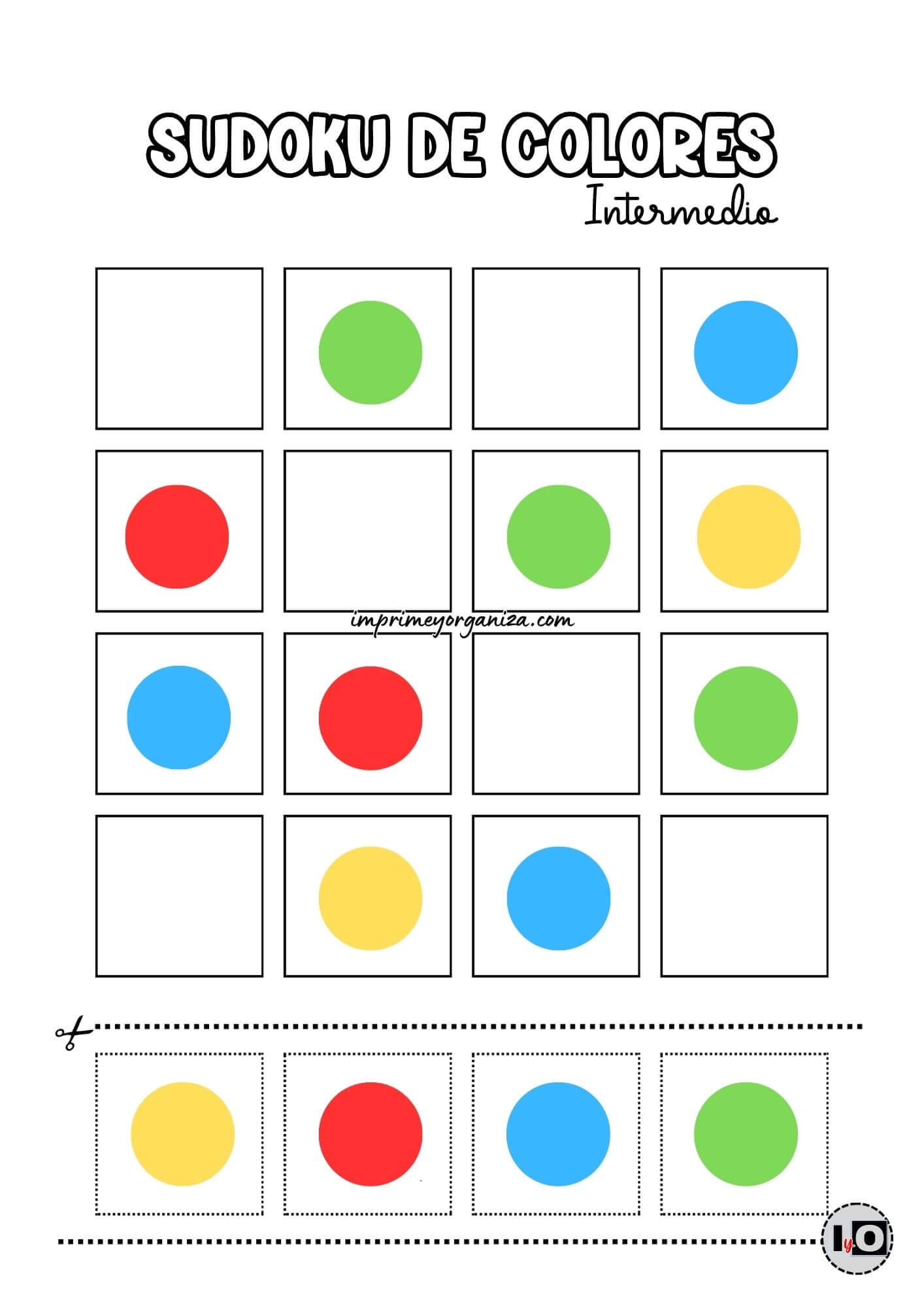 Sudoku de Colores intermedio 4