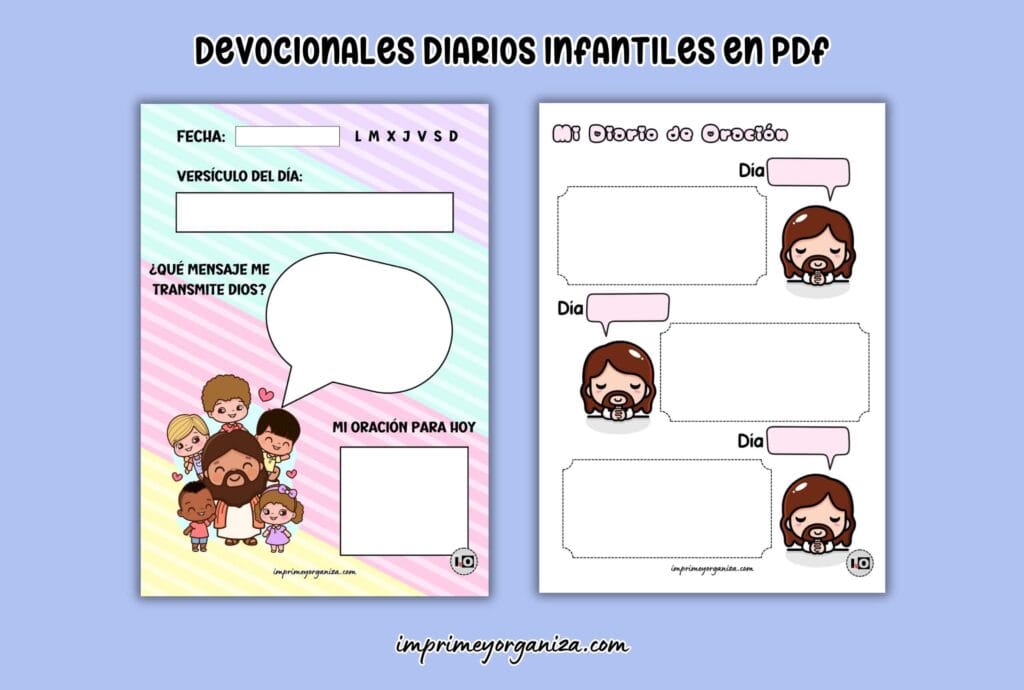 diarios devocionales infantiles en PDF gratis