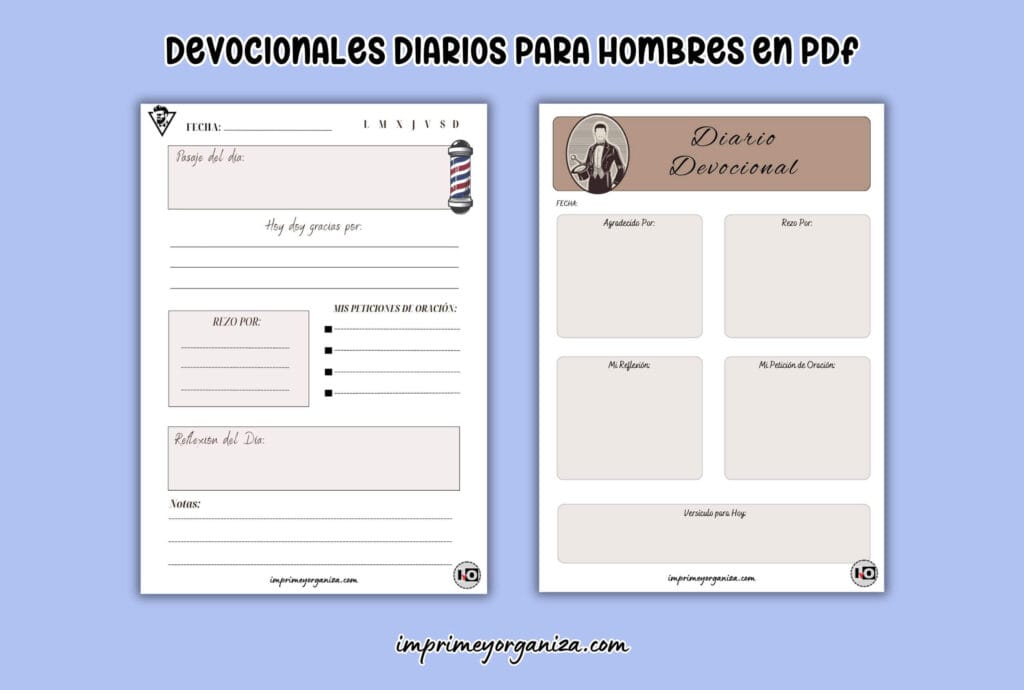 diarios devocionales para hombres en PDF gratis