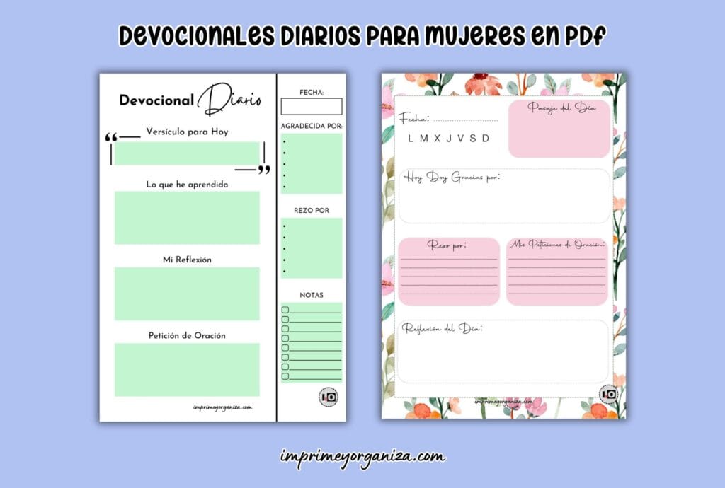 diarios devocionales para mujeres en PDF gratis
