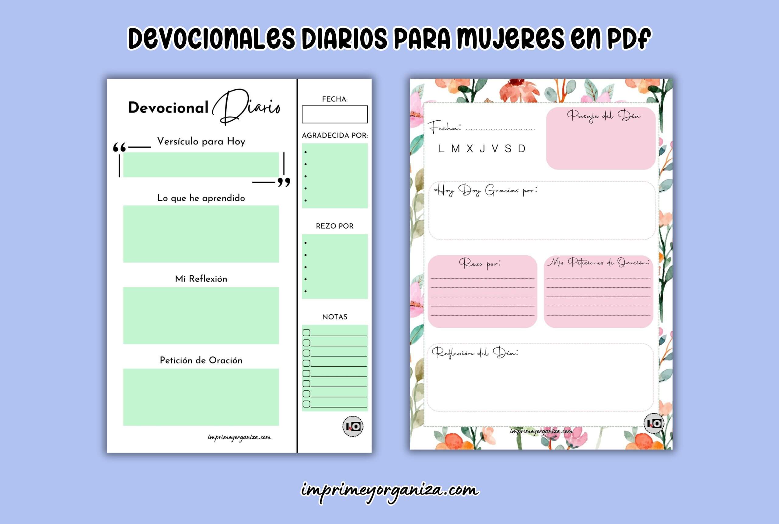 diarios devocionales para mujeres en PDF gratis
