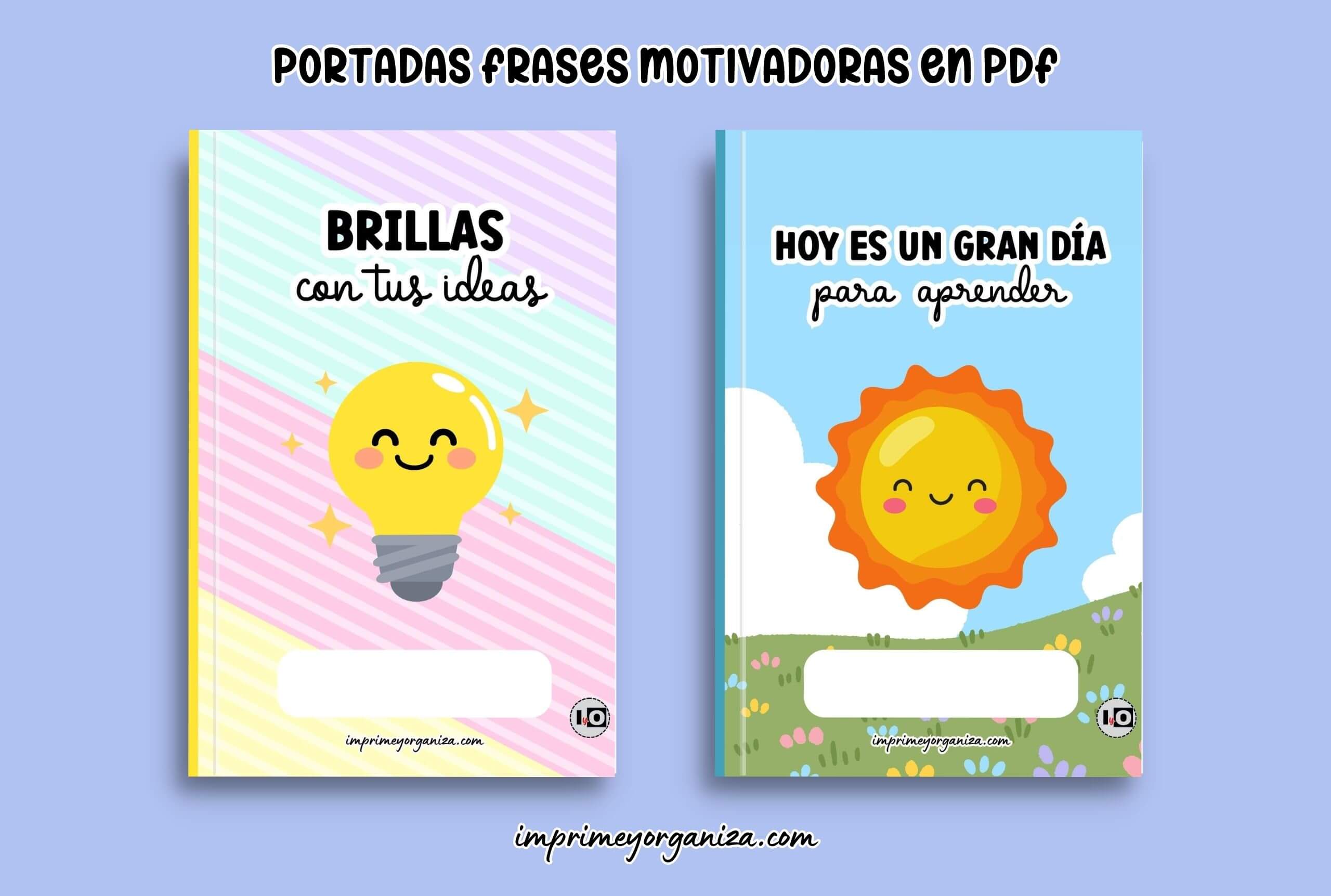 portadas con frases motivadoras en PDF gratis