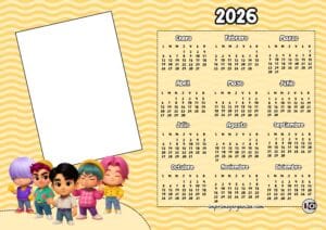 Calendario 2026 Foto Saja Boys