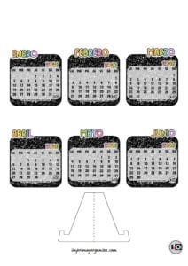 Calendario Armable 2026 Composition