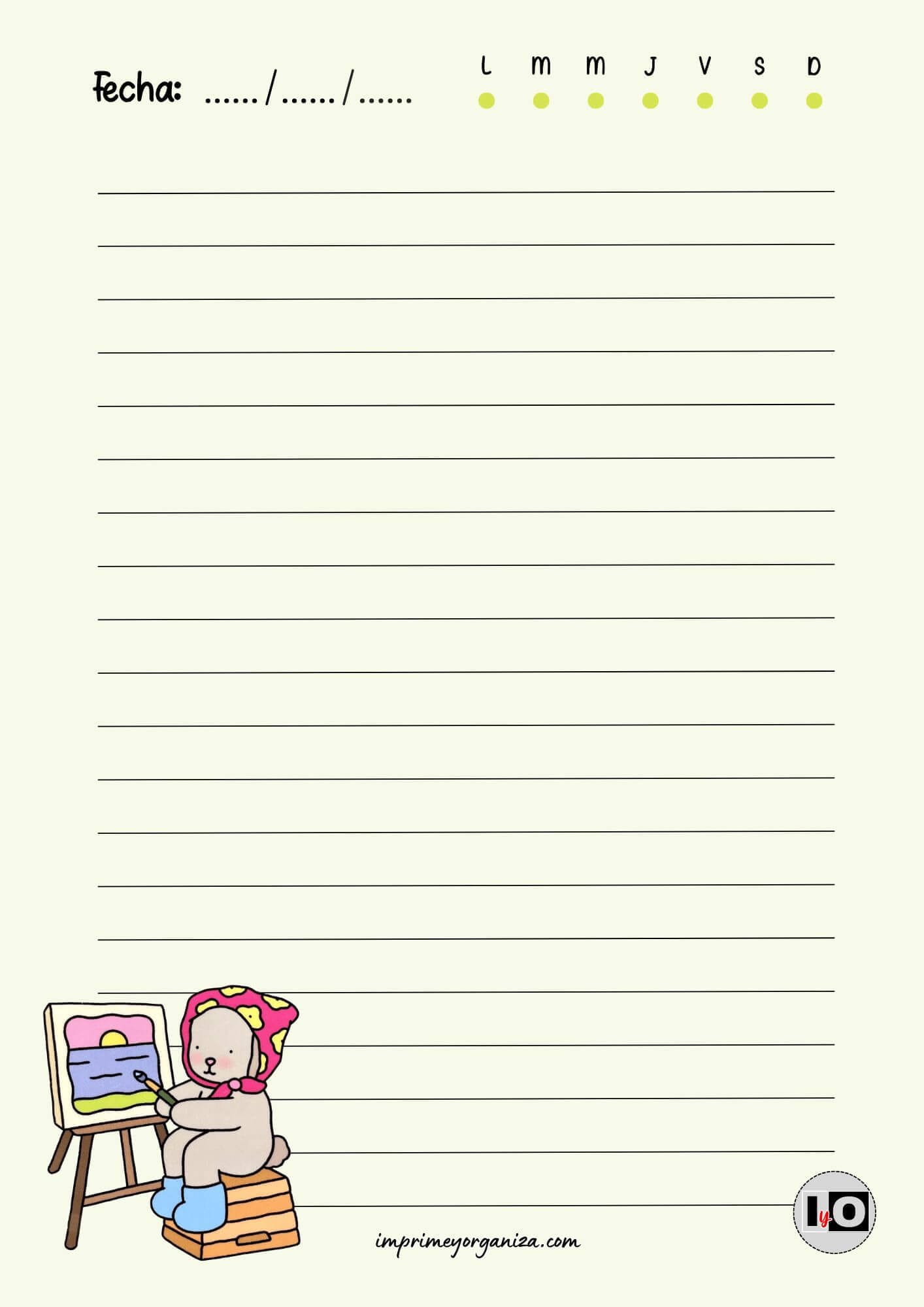 Hoja rayada Bobbie Goods cuadro