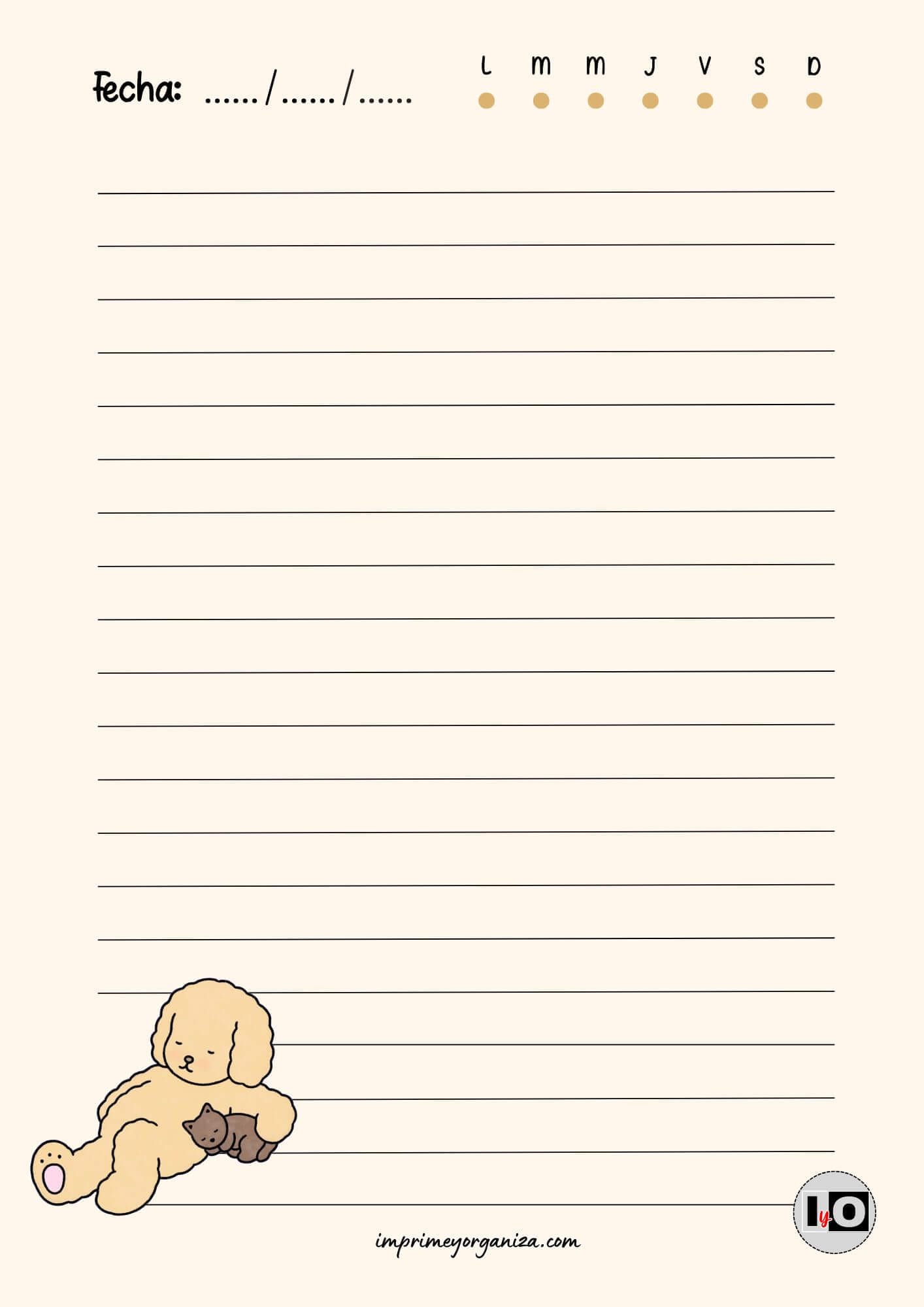 Hoja rayada Bobbie Goods