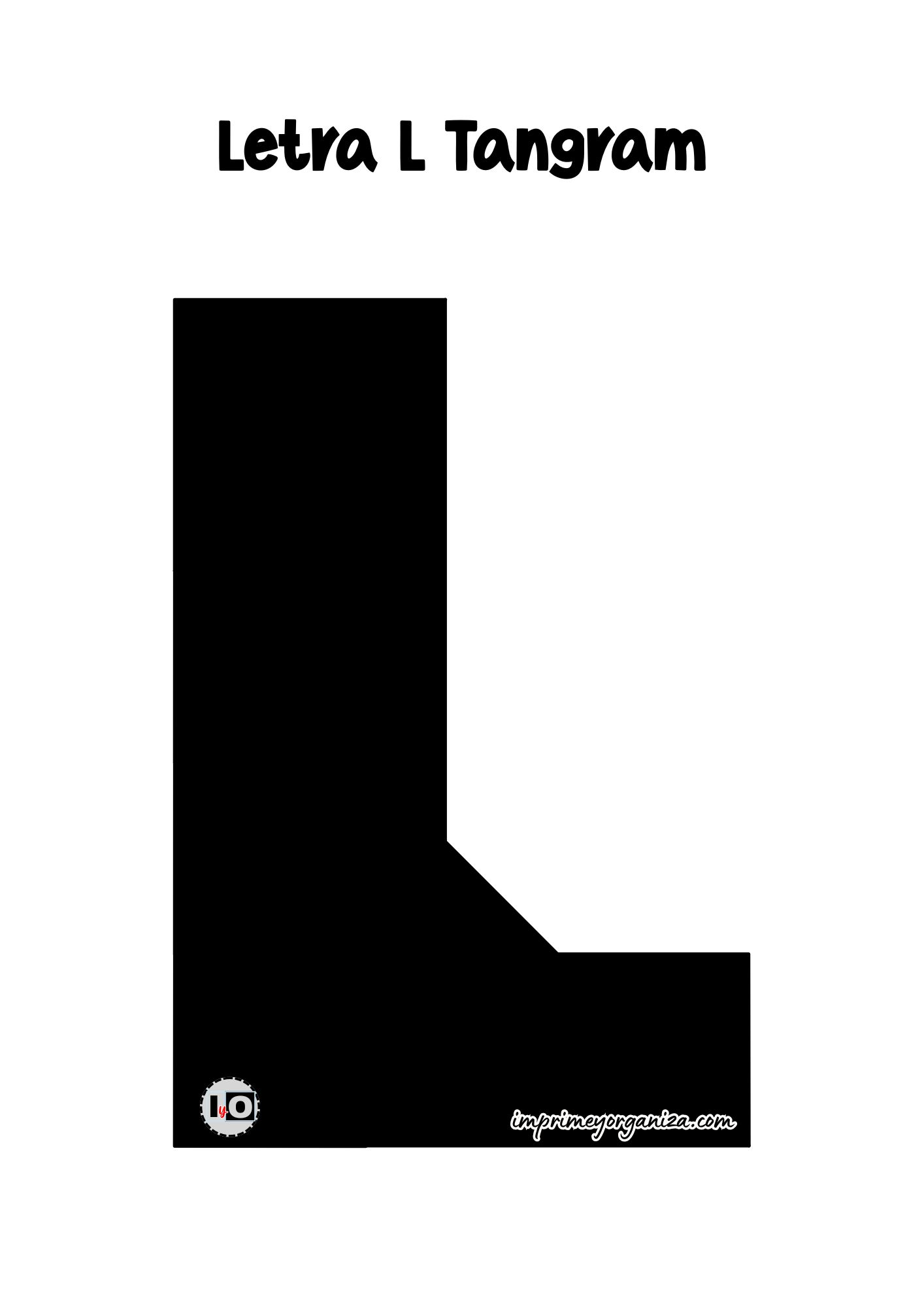 Letra L Tangram