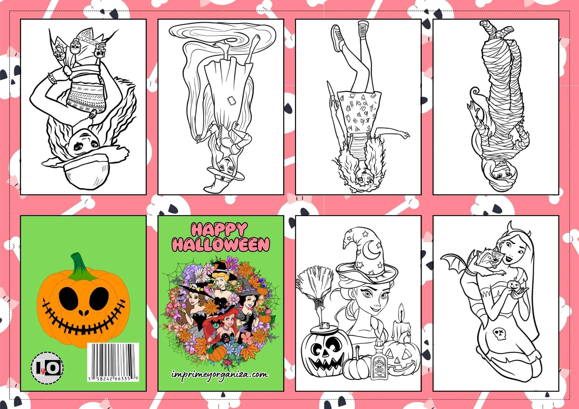 Librito Princesas Halloween