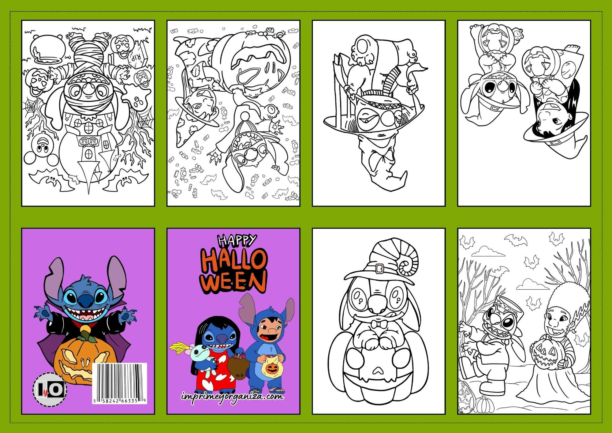 Librito Stitch Halloween