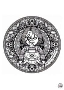 Mandala Halloween Chucky