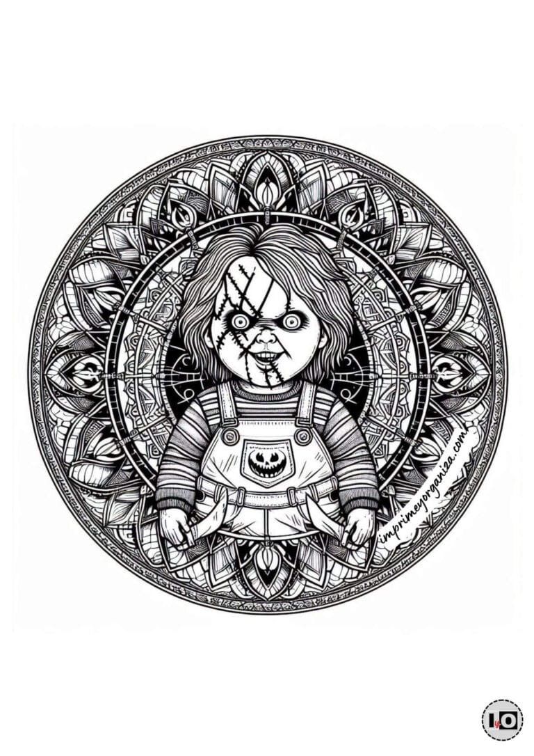 Mandala Halloween Chucky