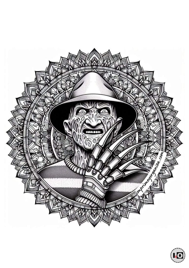 Mandala Halloween Freddy