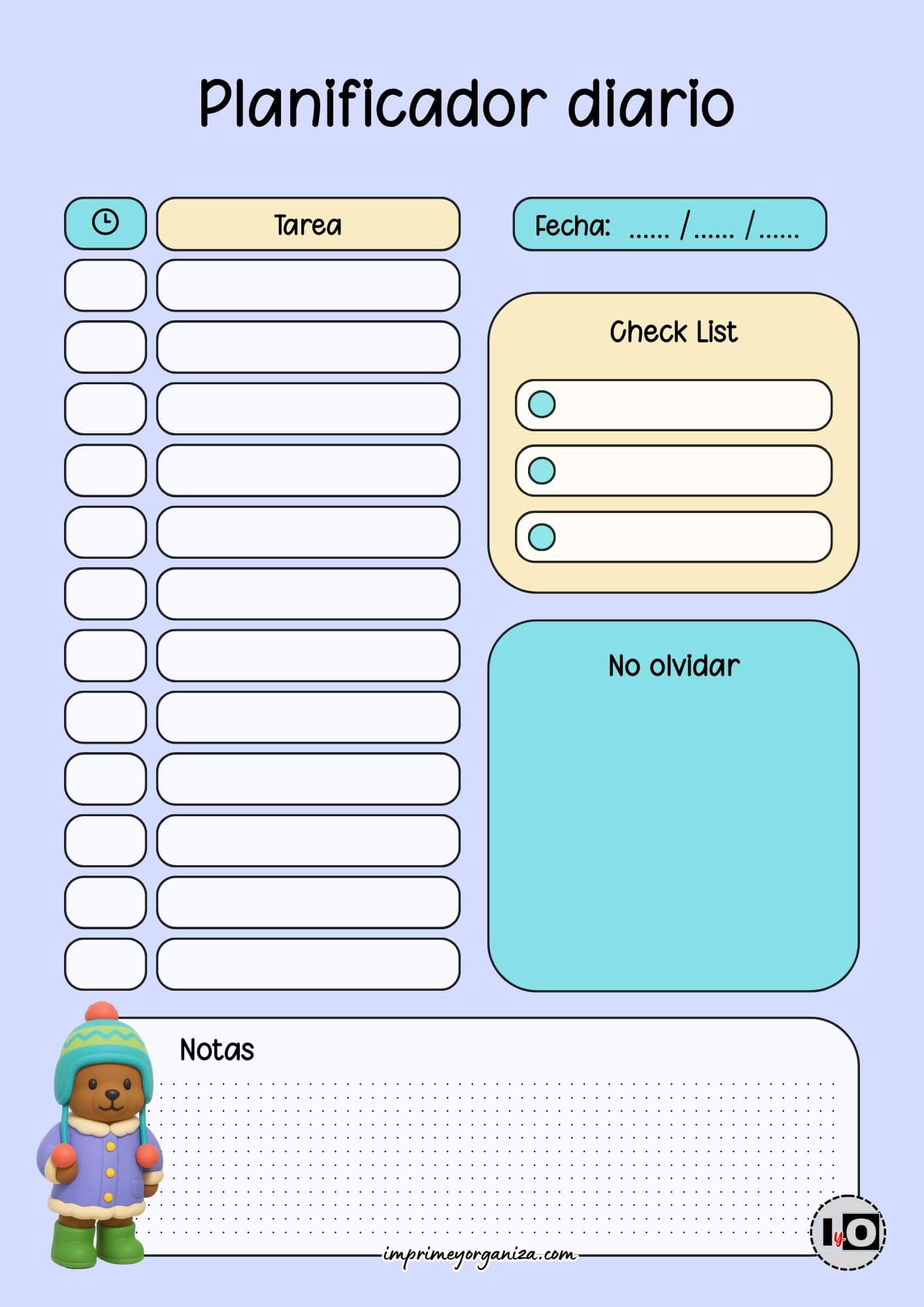 Planificador Diario Bobbie Goods Abrigo