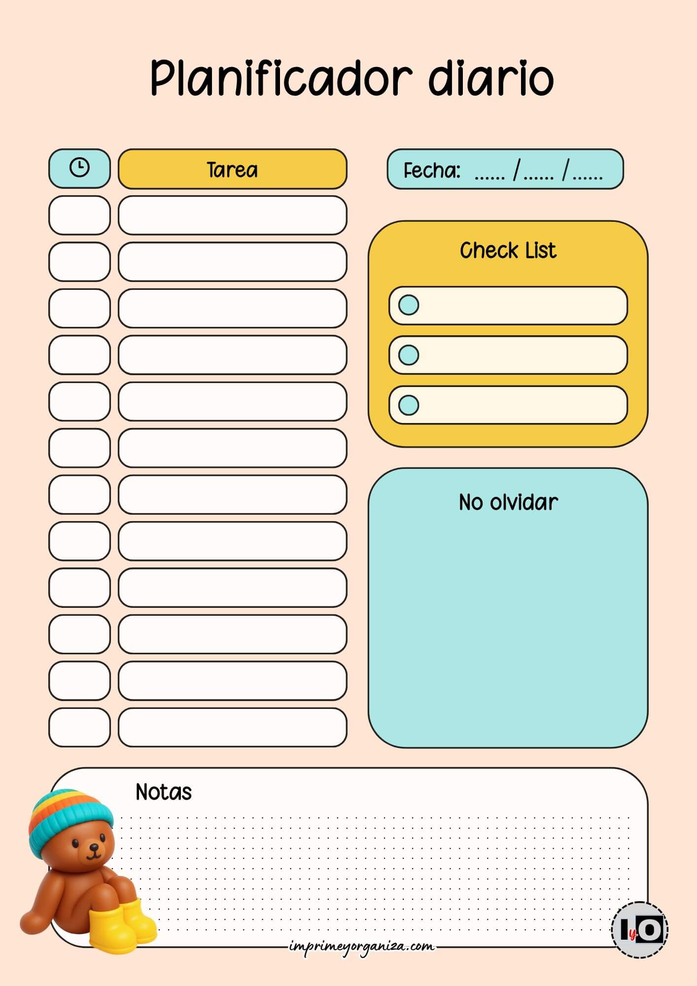 Planificador Diario Bobbie Goods Gorro