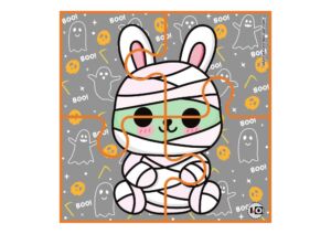 Puzzle Halloween Conejo