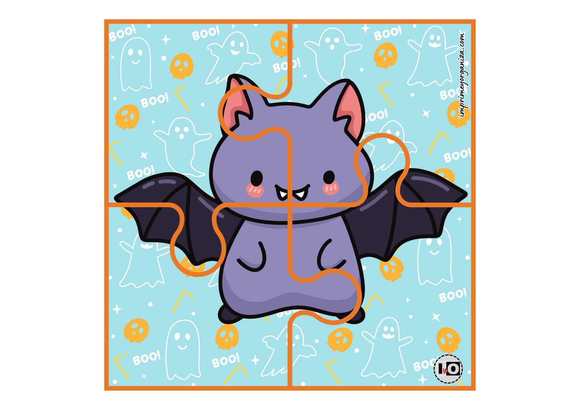Puzzle Halloween Murciélago