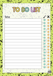 To do list pastel verde