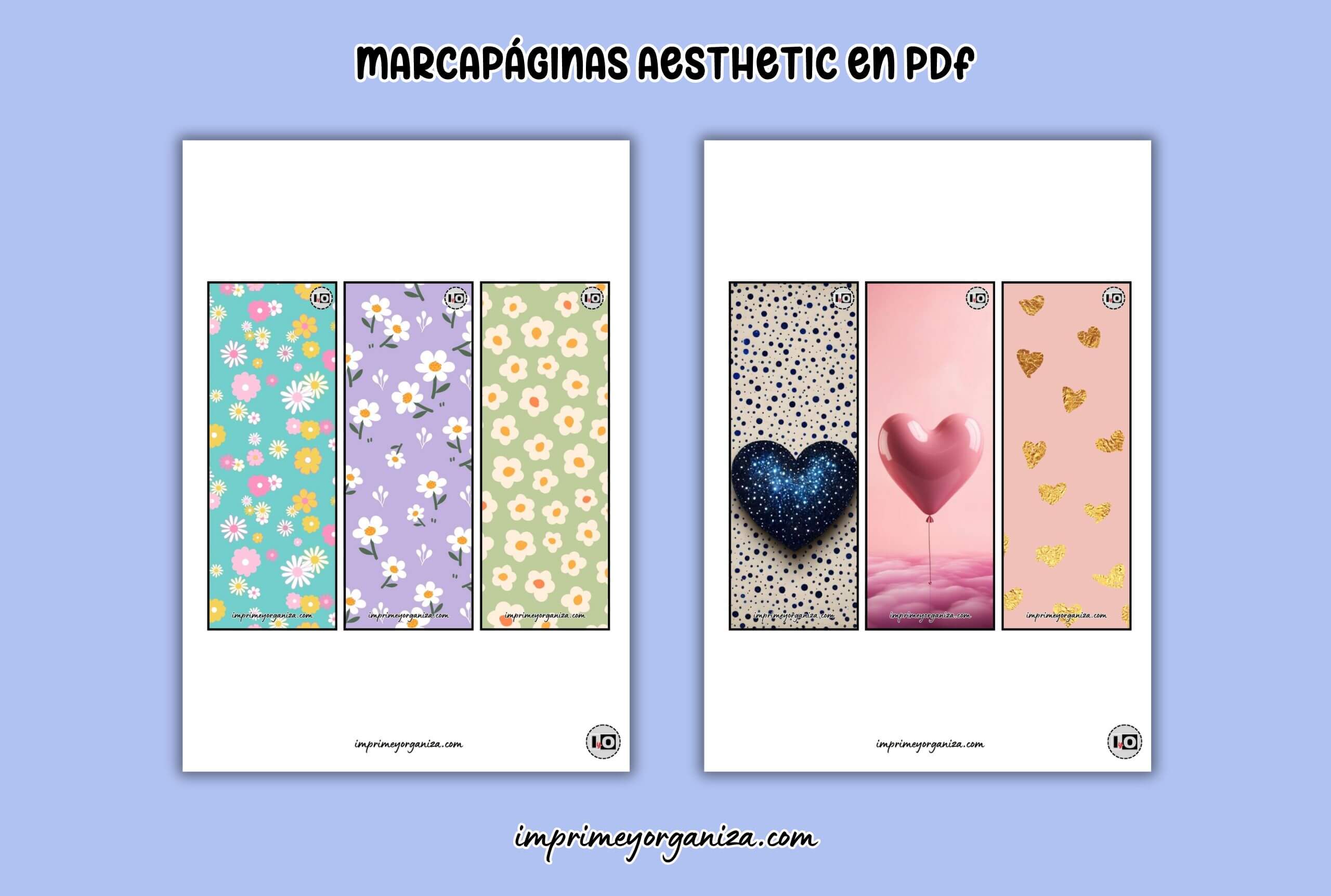 marcapáginas estilo aesthetic gratis en pdf