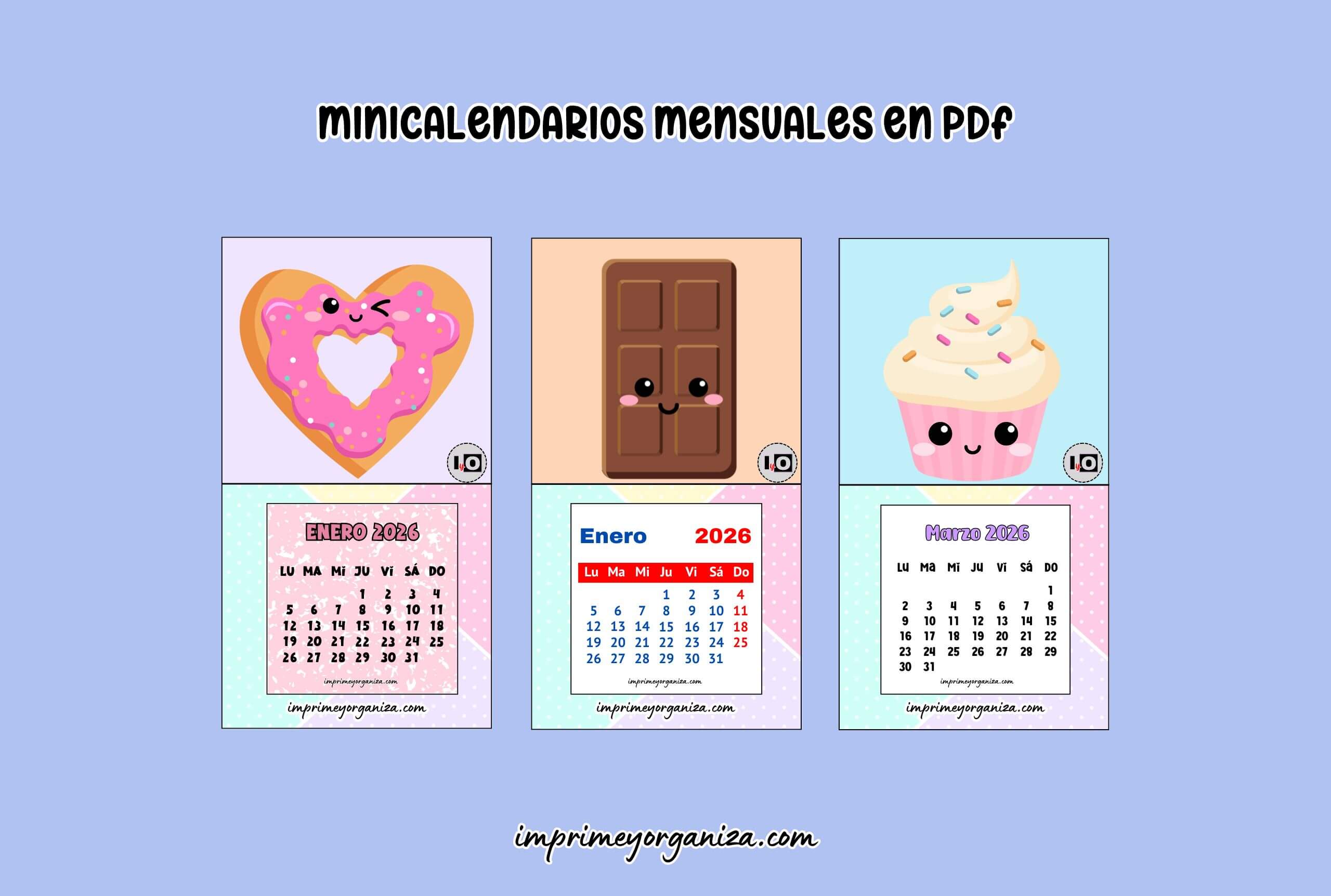 minicalendarios mensuales gratis en pdf