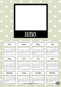 Calendario 2026 Foto Caqui