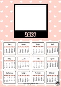 Calendario 2026 Foto Salmón