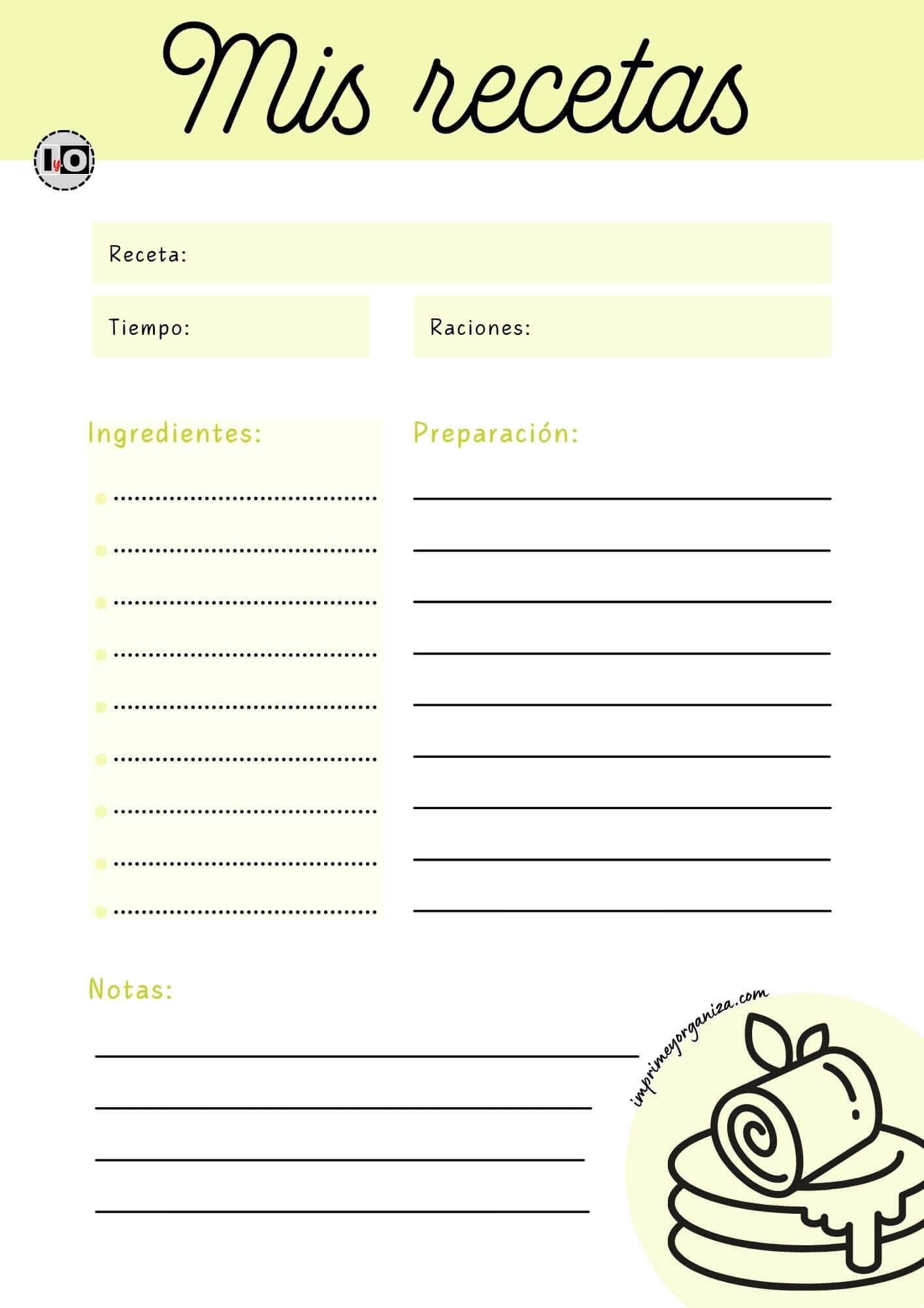 Hoja Receta Swiss Roll