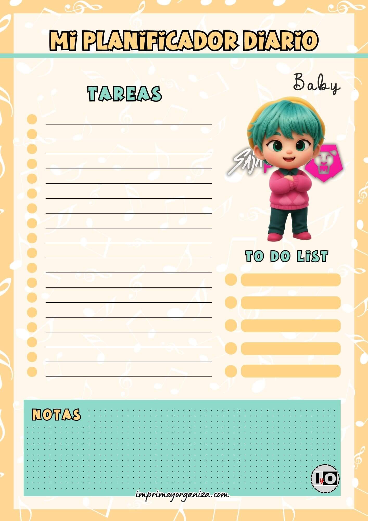 Planificador Diario Baby