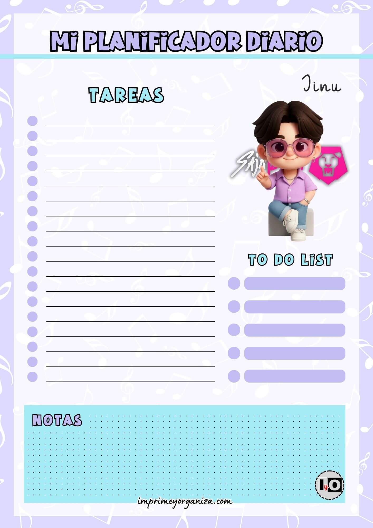 Planificador Diario Jinu