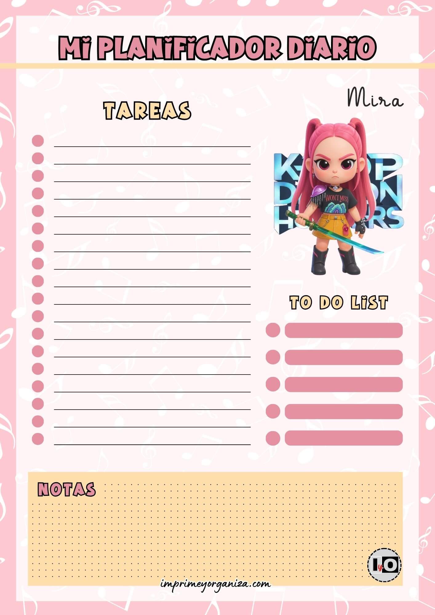 Planificador Diario Mira