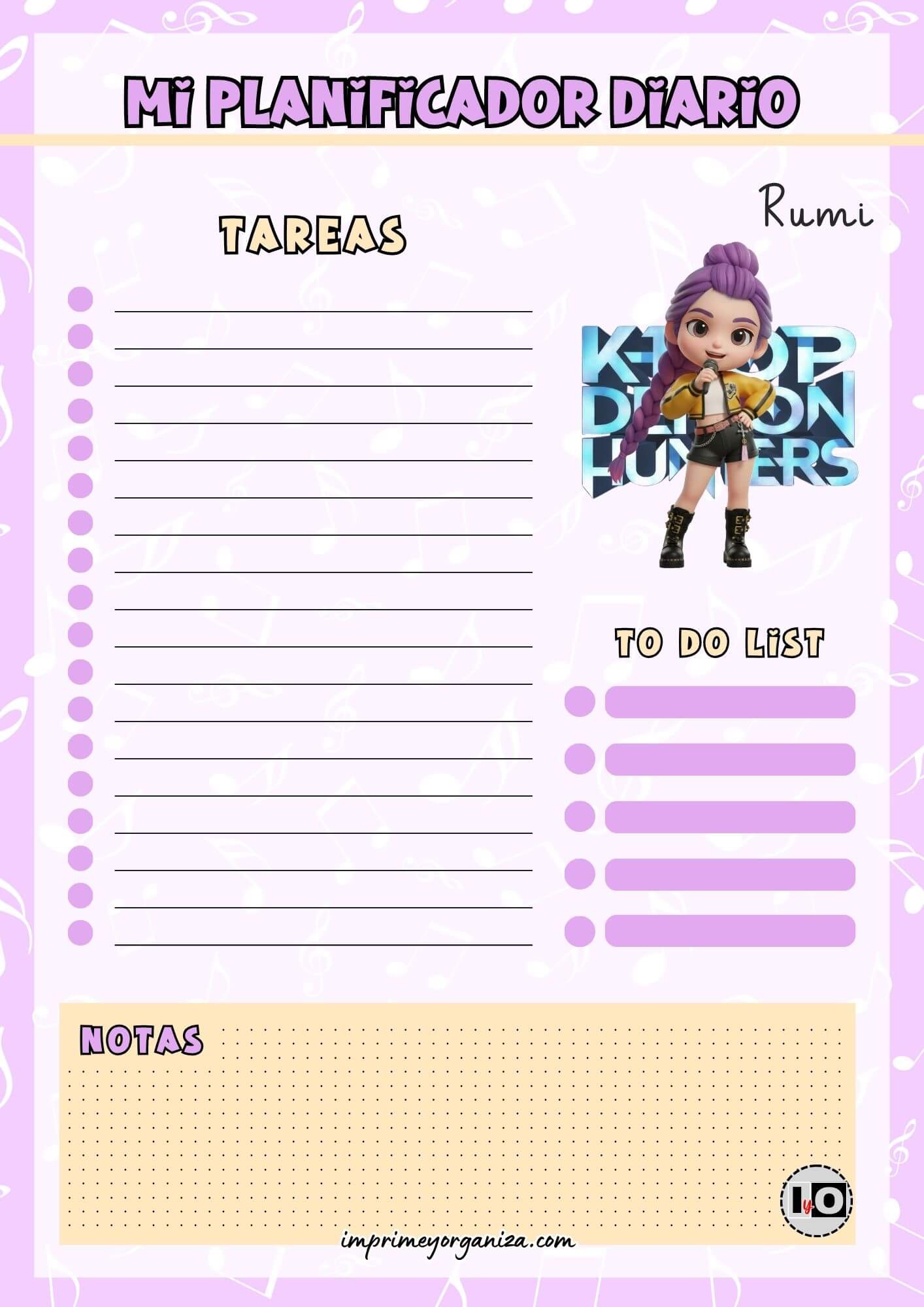 Planificador Diario Rumi