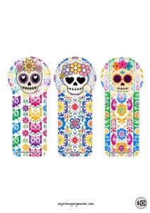 Portachuches sugar skull
