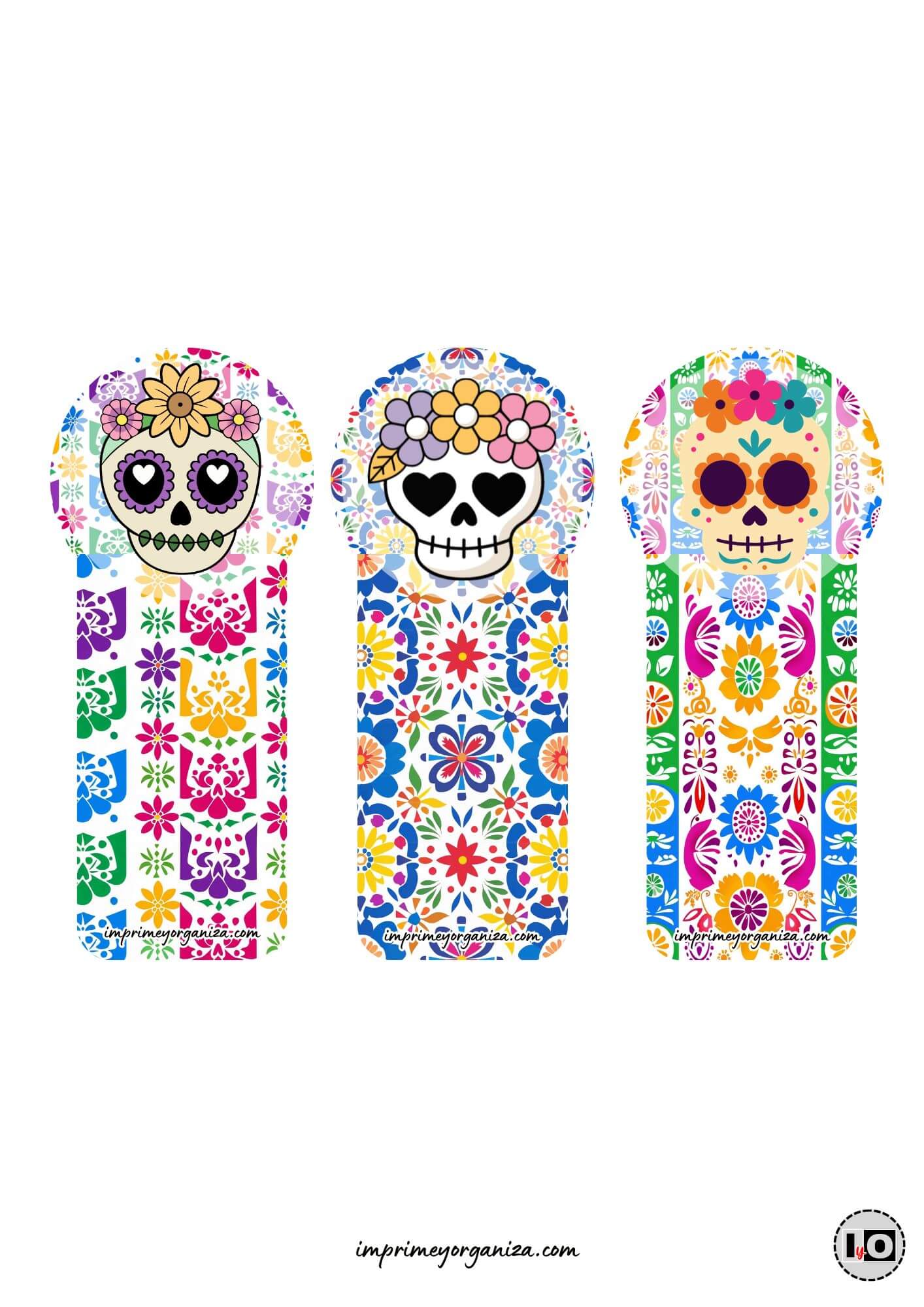 Portachuches sugar skull