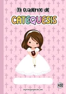 Portada catequesis niña rosa