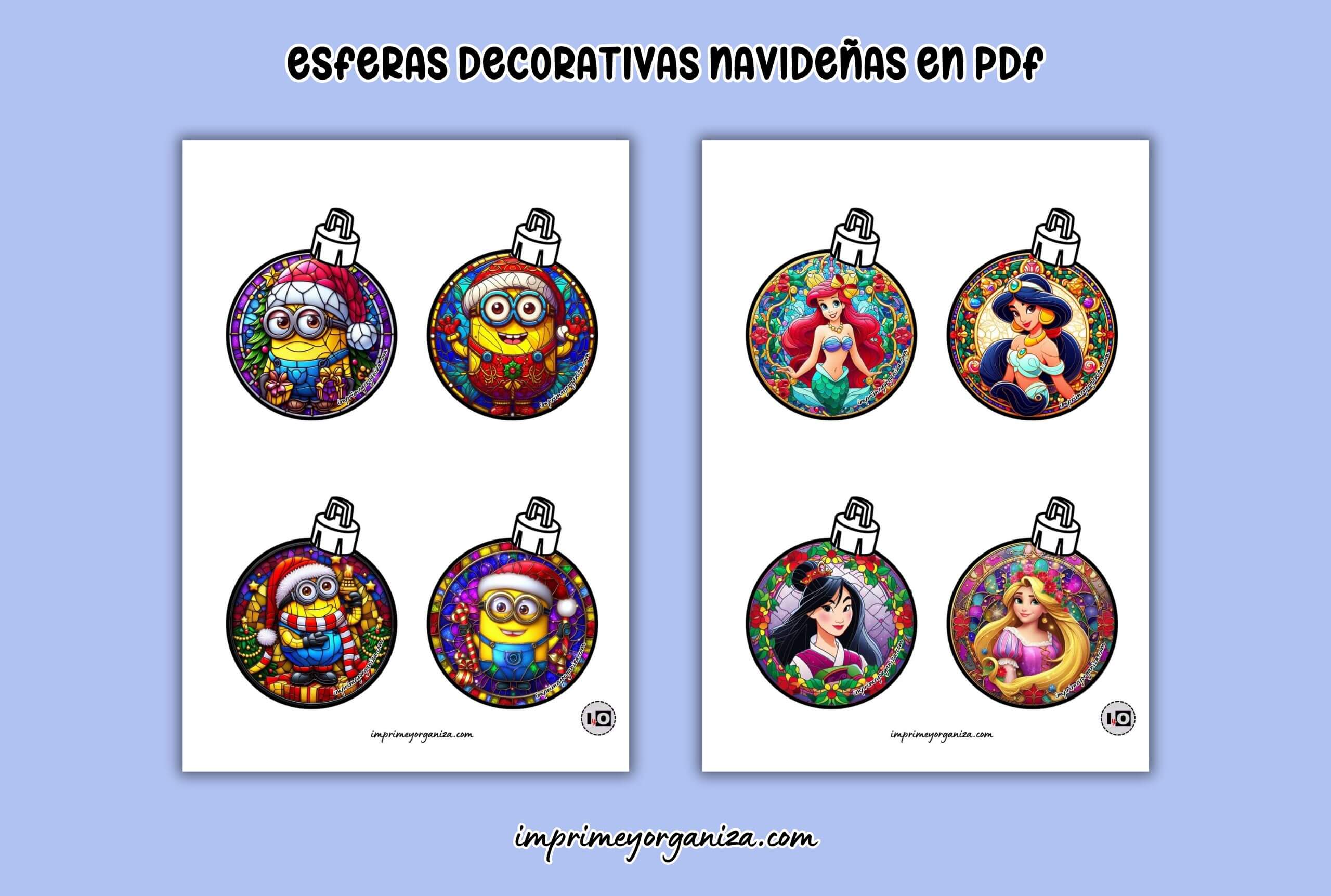 esferas navideñas gratis en pdf