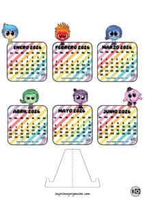 Calendario Armable de Inside Out