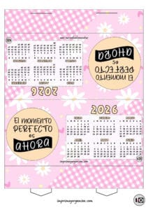 Calendario Carpa Momento