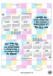 Calendario Carpa Montaña