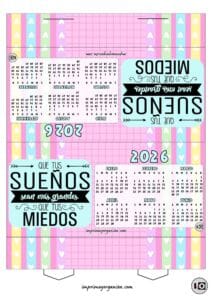 Calendario Carpa Sueños