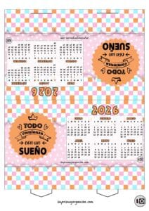 Calendario Carpa Todo Comienza