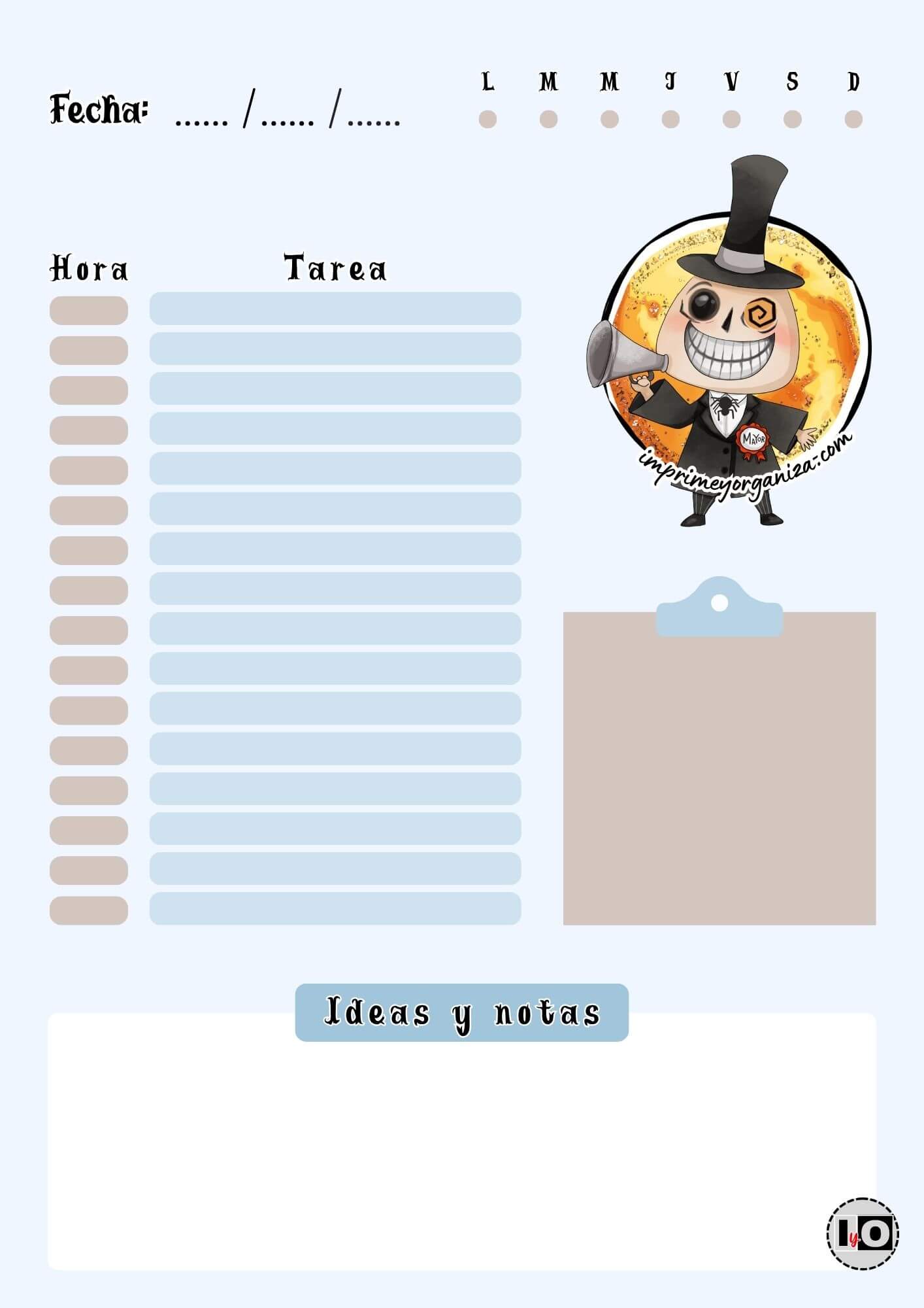 Planificador Diario Alcalde