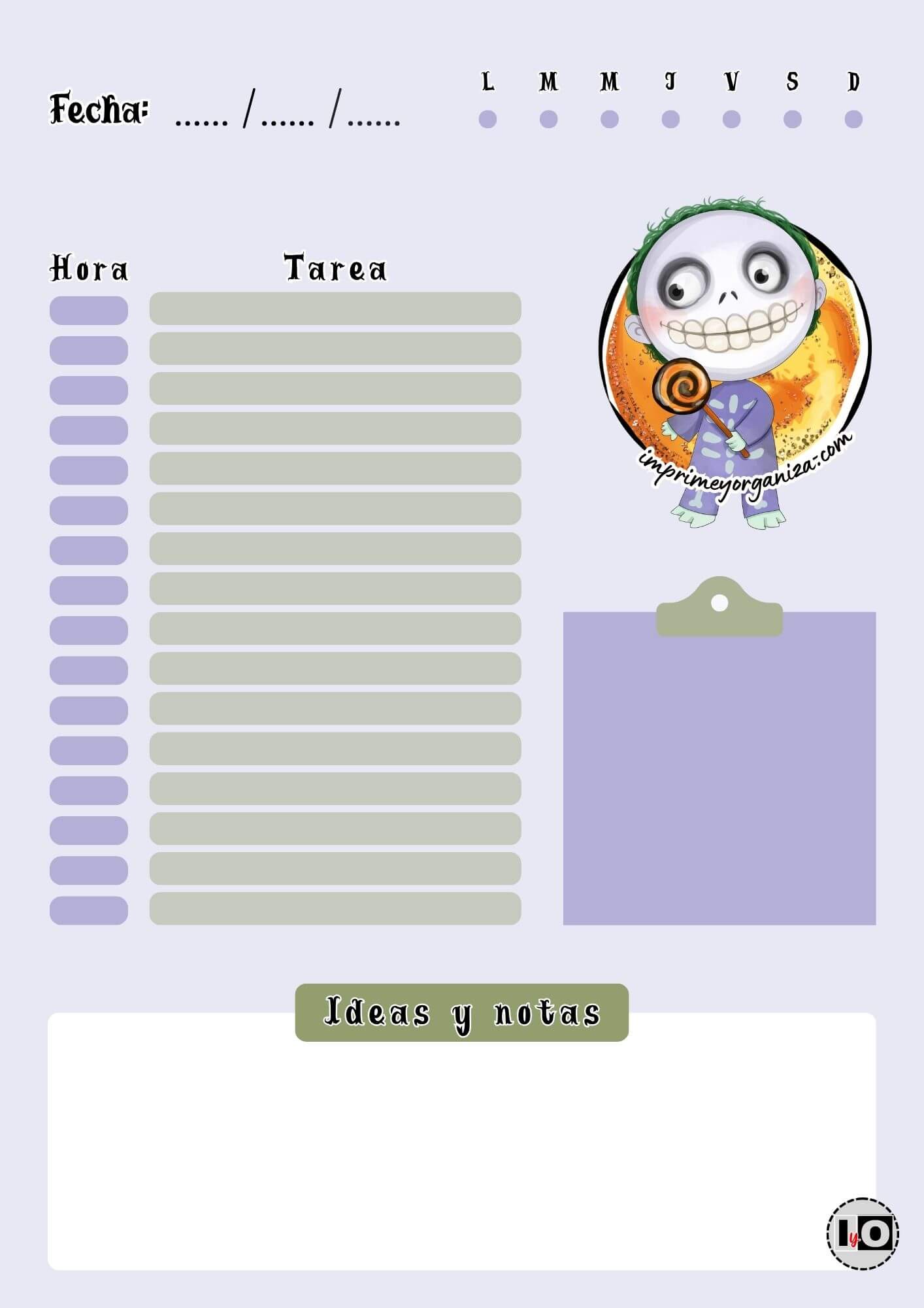 Planificador Diario Barrel