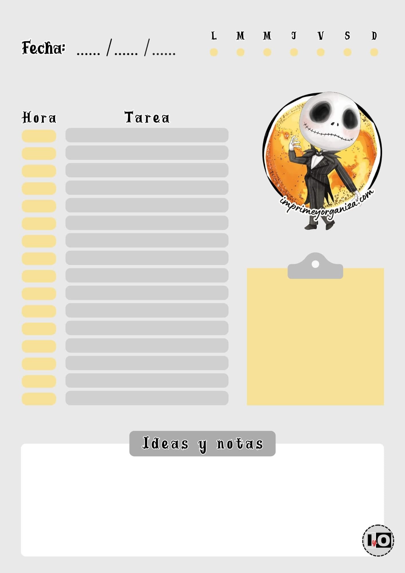 Planificador Diario Jack