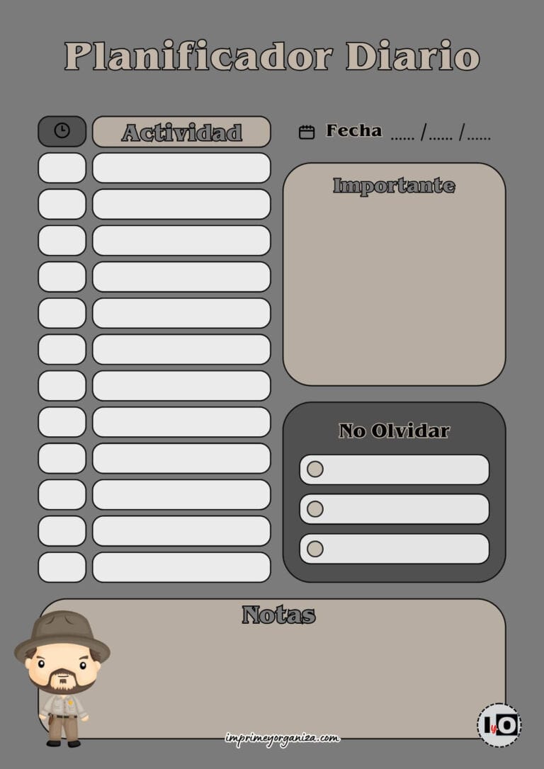 Planificador Diario Jim