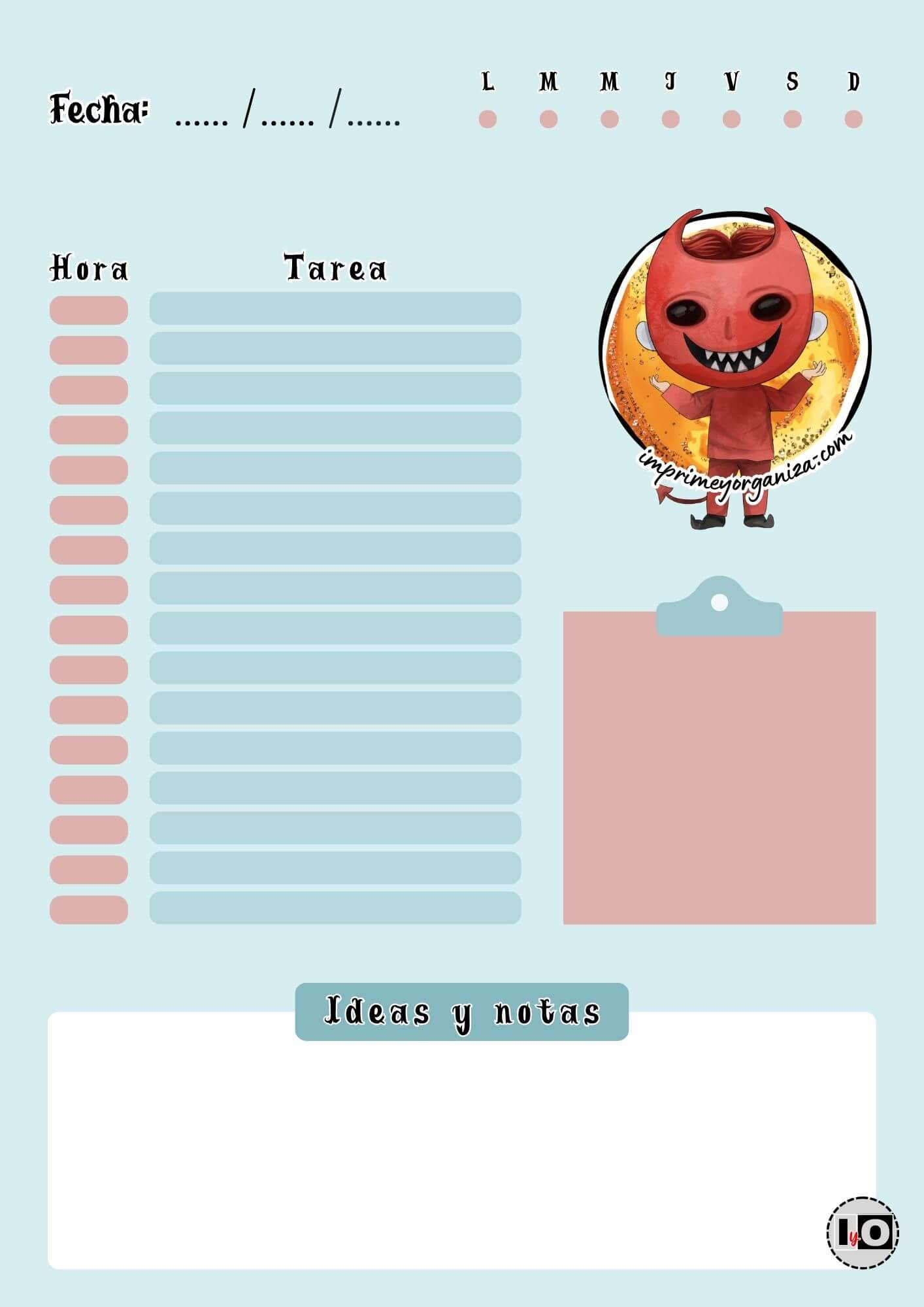 Planificador Diario Lock