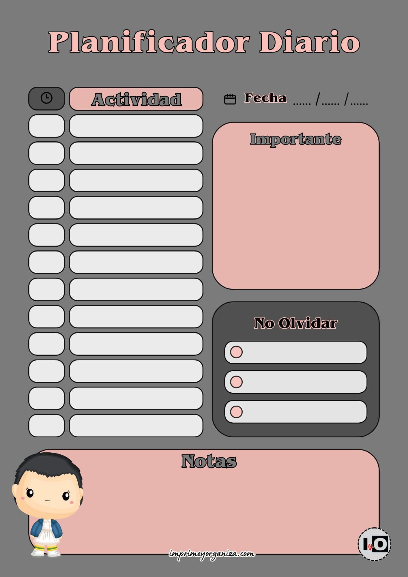 Planificador Diario Once